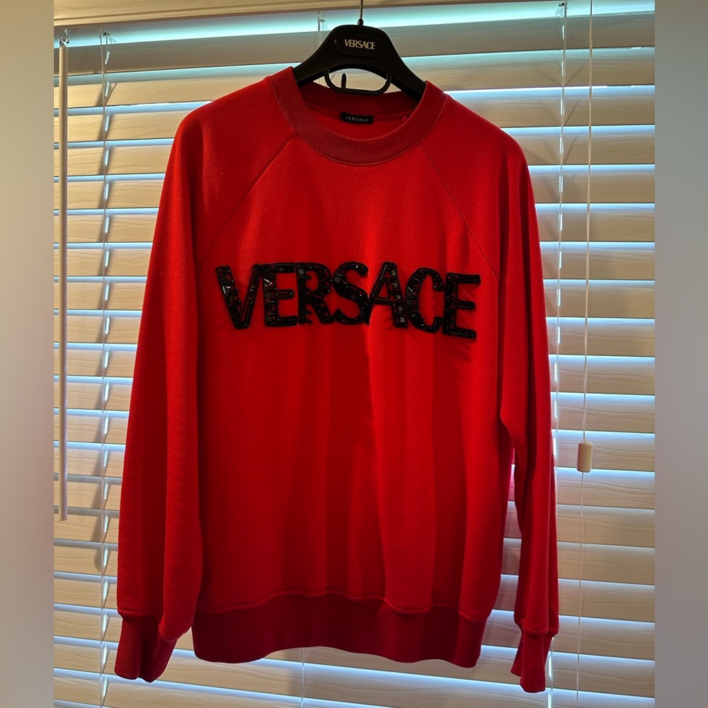 Versace crystal sweatshirt
